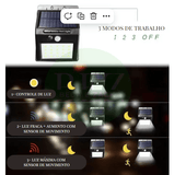 Luz Solar Sensor Motion LED