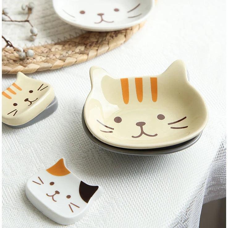 Prato de gato cerâmica - Beca e Zack